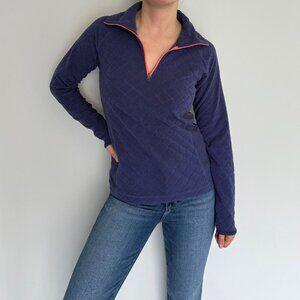 Columbia Quilted Half Zip Fleece Pullover XS
